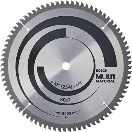 DISCO 10" X 80 PARA ALUMINIO BOSCH 2608640966