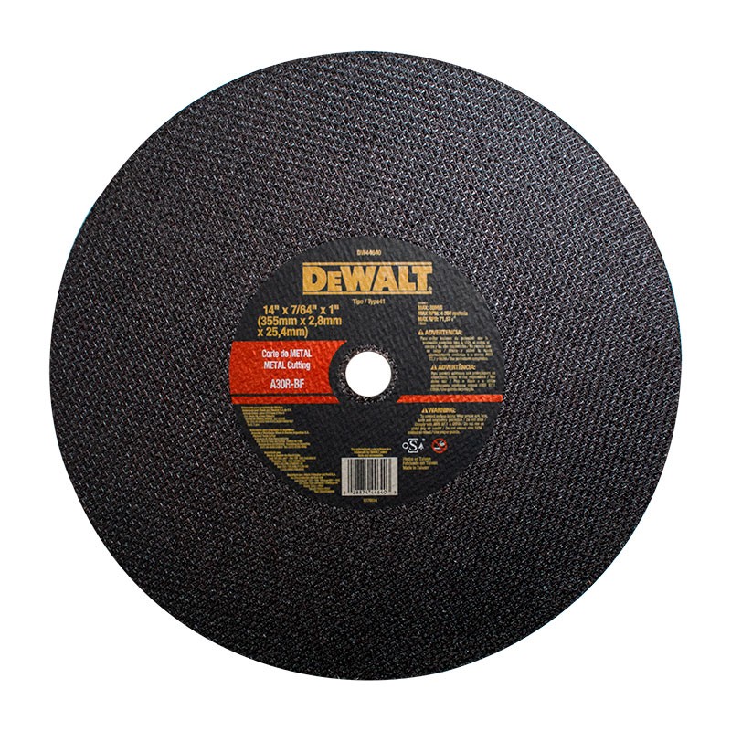 DISCO ABRASIVO DEWALT 14 X 7/64  PULG DW44640