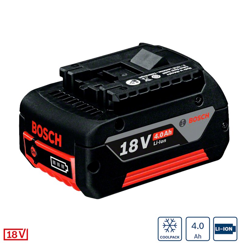 KIT DE 2 BATERIAS 18V 4.0 AH + CARGADOR BOSCH 1600A015TD