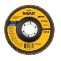 DISCO FLAP ZIRCONIO 4 1/2 X 7/8 GRANO 60 DEWALT DW8308