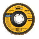 DISCO FLAP ZIRCONIO 4 1/2 X 7/8 GRANO 120 DEWALT DW8310
