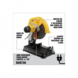 CORTADORA DE METALES DEWALT 14"" D28730-B3