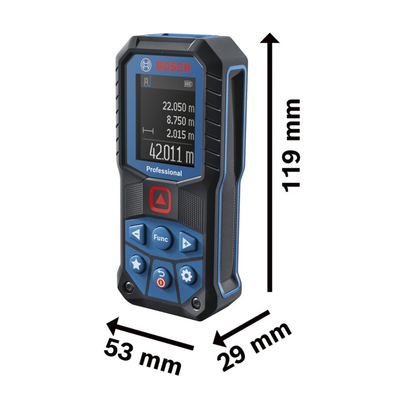 MEDIDOR LASER DE DISTANCIA 50M BOSCH GLM 50-22