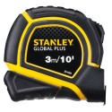 CINTA MÉTRICA GLOBAL PLUS 3 MTS 1/2 PULG STANLEY 30608
