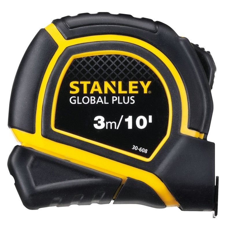 CINTA MÉTRICA GLOBAL PLUS 3 MTS 1/2 PULG STANLEY 30608
