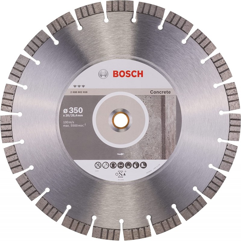 DISCO DIAMANTADO SEGMENTADO 14 CONCRETO BOSCH 2608602658