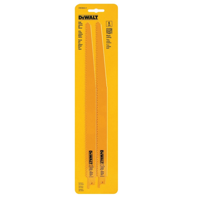 HOJA P/SIERRA SABLE DEWALT DW4804-2