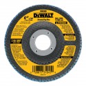 DISCO FLAP ZIRCONIO 4 1/2 X 7/8 GRANO 80 DEWALT DW8309
