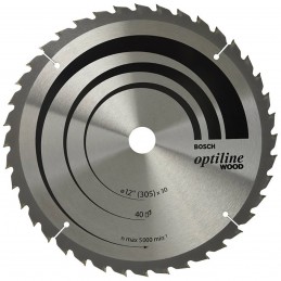 DISCO BOSCH PARA SIERRA MADERA CORTE LIMPIO 12 PULG 2608640920