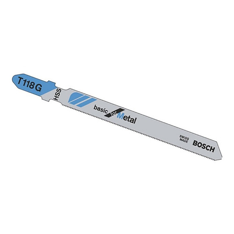 HOJA P/CALADORA 5 PZAS PARA METAL, HSS BOSCH  2608668144