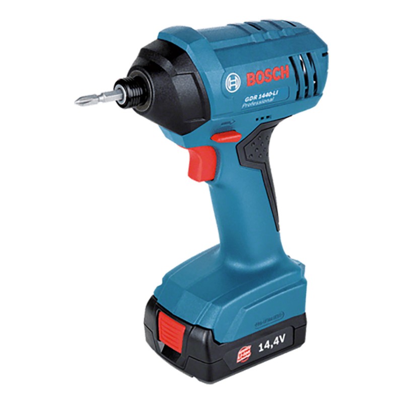 LLAVE DE IMPACTO BOSCH INALAMBRI 1/4 ALTO TORQUE GDR 1440 LI
