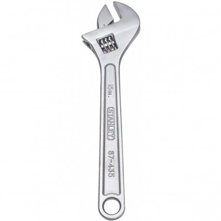 LLAVE AJUSTABLE 15 PULGADAS CROMADA STANLEY 87435