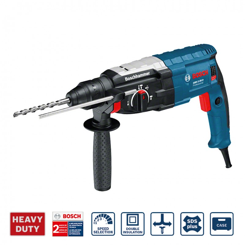 ROTOMARTILLO SDS PLUS 3.2 J - 4000 IPM BOSCH GBH 2-28 D
