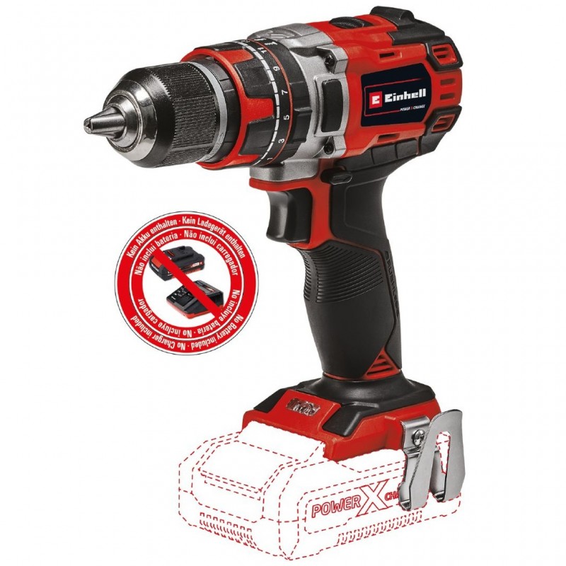 TALADRO PERCUTOR 1/2 BL EINHELL18V COMBO TE-CD 18/50 LI