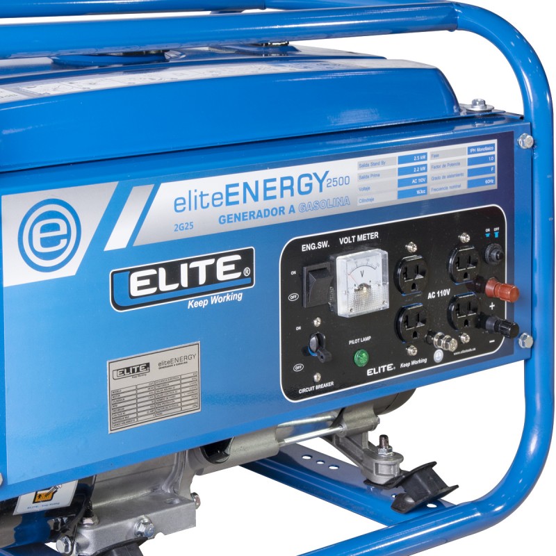 GENERADOR PORTÁTIL A GASOLINA ELITE 2G25