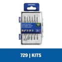 KIT PARA TALLADO  Y GRABADO 11 PZS DREMEL 26150729AB