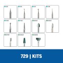 KIT PARA TALLADO  Y GRABADO 11 PZS DREMEL 26150729AB