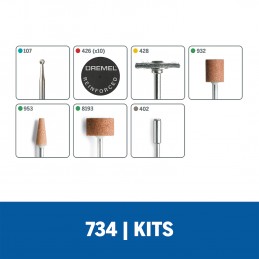 MICRO KIT DE ACCESORIOS METALICOS 16 PZS DREMEL 26150734AB