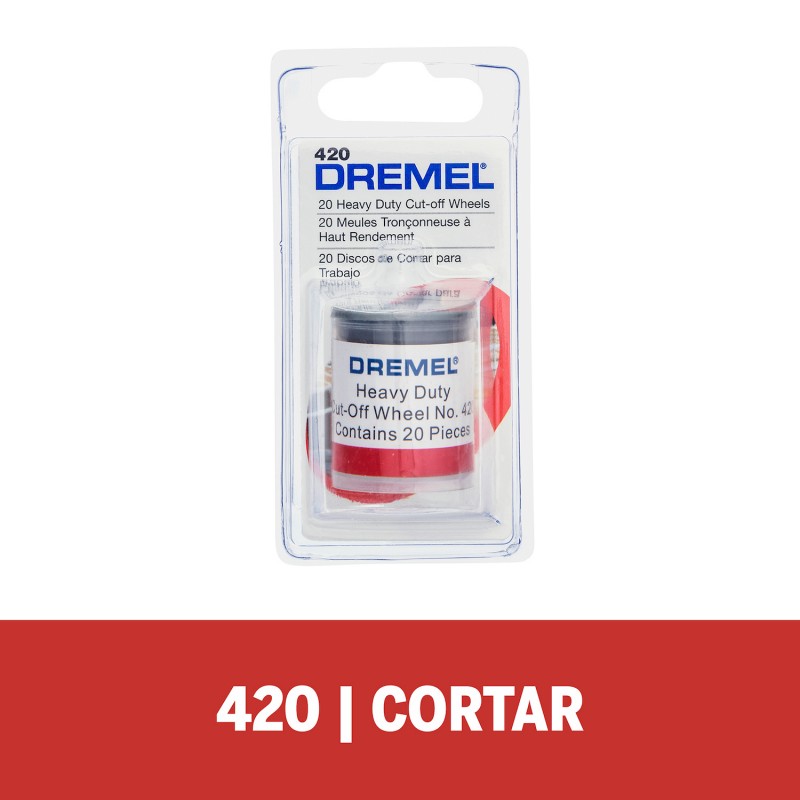 DISCO DE CORTE 520 15/16 PARA METAL 20 PZS DREMEL 2615000420