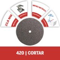DISCO DE CORTE 520 15/16 PARA METAL 20 PZS DREMEL 2615000420