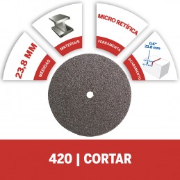 DISCO DE CORTE 520 15/16 PARA METAL 20 PZS DREMEL 2615000420