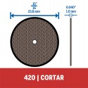 DISCO DE CORTE 520 15/16 PARA METAL 20 PZS DREMEL 2615000420