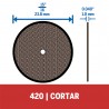 DISCO DE CORTE 520 15/16 PARA METAL 20 PZS DREMEL 2615000420