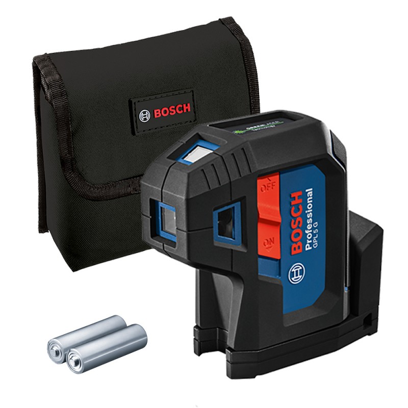 NIVEL LASER VERDE DE 5 PUNTOS BOSCH GPL 5 G PROFESSIONAL