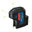 NIVEL LASER VERDE DE 5 PUNTOS BOSCH GPL 5 G PROFESSIONAL