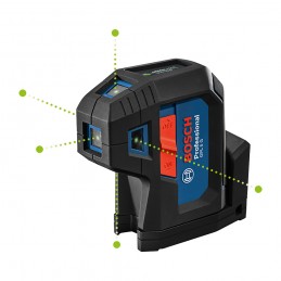 NIVEL LASER VERDE DE 5 PUNTOS BOSCH GPL 5 G PROFESSIONAL