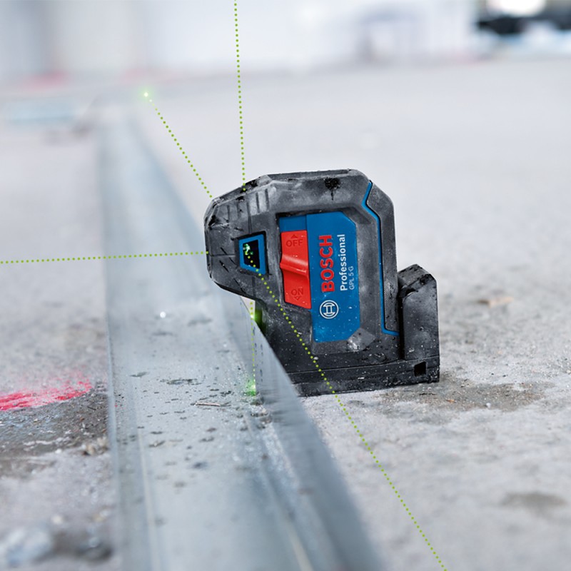 NIVEL LASER VERDE DE 5 PUNTOS BOSCH GPL 5 G PROFESSIONAL