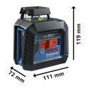 NIVEL LASER VERDE DE LINEAS GLL 2-20 G BOSCH