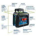 NIVEL LASER VERDE DE LINEAS GLL 2-20 G BOSCH