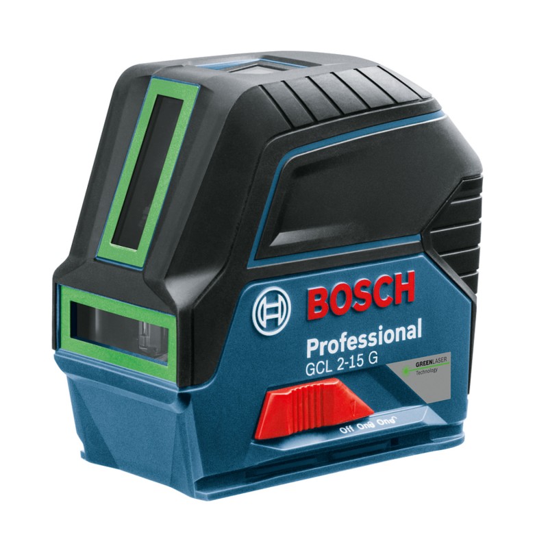 NIVEL LASER COMBINADO 2 LINEAS Y PLOMADA BOSCH GCL 2-15 G