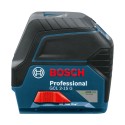 NIVEL LASER COMBINADO 2 LINEAS Y PLOMADA BOSCH GCL 2-15 G