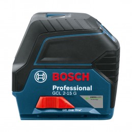 NIVEL LASER COMBINADO 2 LINEAS Y PLOMADA BOSCH GCL 2-15 G