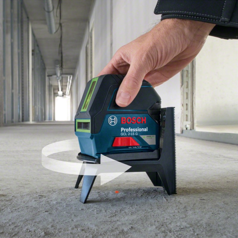 NIVEL LASER COMBINADO 2 LINEAS Y PLOMADA BOSCH GCL 2-15 G
