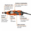 MOTOTOOL + ACCESORIOS + EJE FLEXIBLE TRUPER MOTO-A2