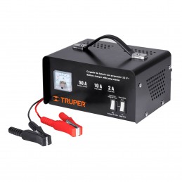 CARGADOR DE BATERIAS CON ARRANCADOR DE 12V TRUPER CARBA-50