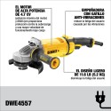 PULIDORA INDUSTRIAL 7 PULG 2400W 8500 RPM DEWALT DWE4557-B3