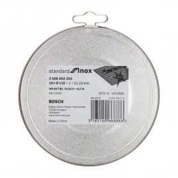 SET DE 10 DISCOS ABRASIVOS STANDARD INOX BOSCH 2608603254