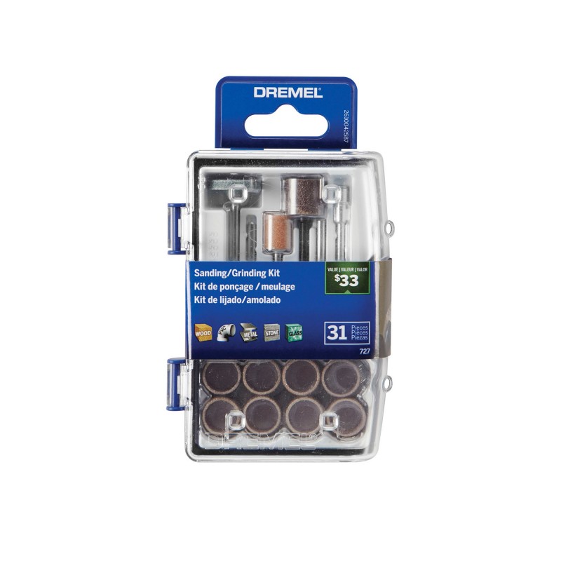 MICRO KIT DE LIJADO Y PULIDO 31 PZS DREMEL 26150727AB