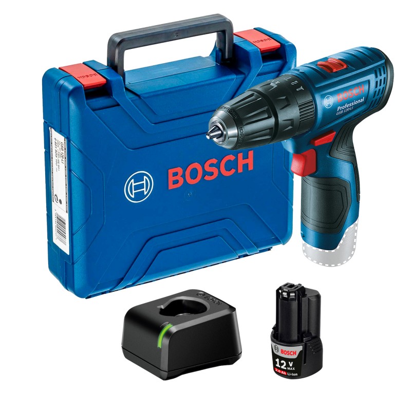 TALADRO ATORNILLADOR PERCUTOR 12V BOSCH GSB 120 GSB 120 LI+1
