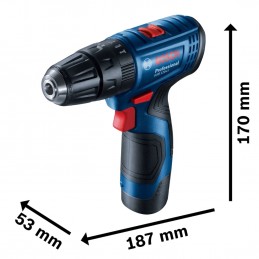 TALADRO ATORNILLADOR PERCUTOR 12V BOSCH GSB 120 GSB 120 LI+1