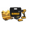 TALADRO PERCUTOR 1/2 2 BATERIAS 100 PZS DEWALT DCD7781S2A-B3