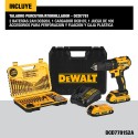 TALADRO PERCUTOR 1/2 2 BATERIAS 100 PZS DEWALT DCD7781S2A-B3