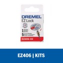 KIT ADAPTADOR+ 5 DISCOS CORTE DE METAL DREMEL 2615E406AD