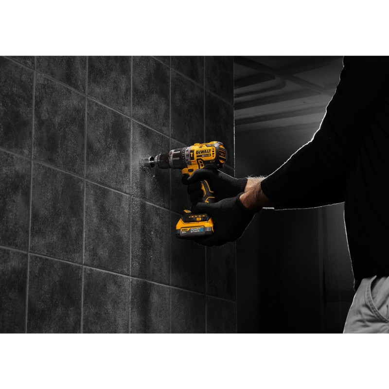 TALADRO PERCUTOR 1/2 BL BATERIA POWERSTAK DEWALT DCD796E1-B3