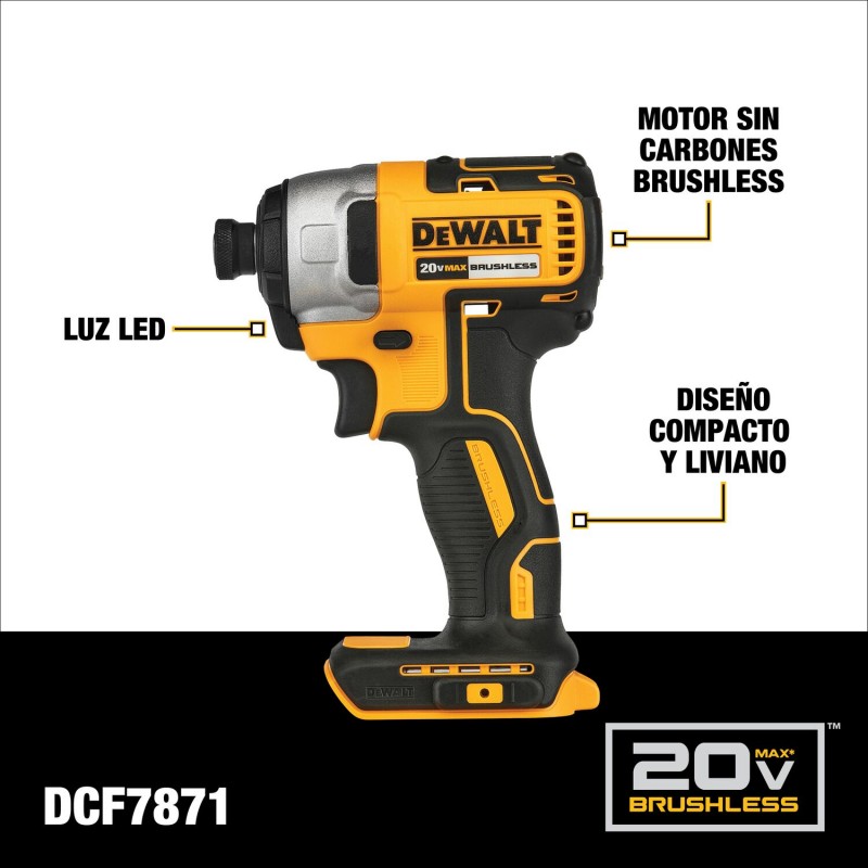 COMBO TALADRO PERC 1/2+ ATORNILLADOR IMPACTO 20V DCK276D2-B3