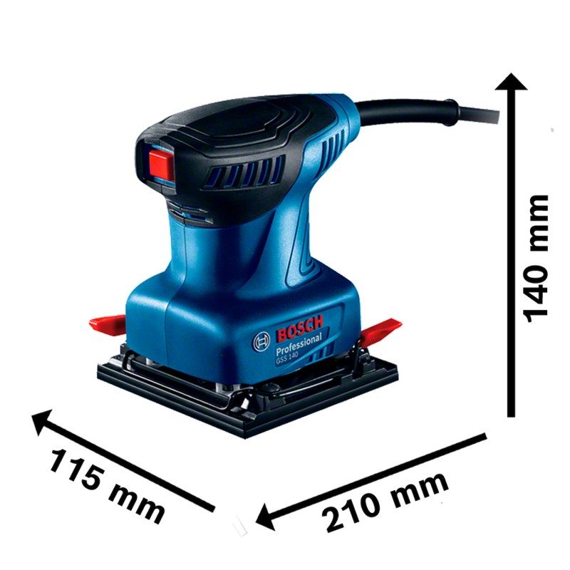 LIJADORA ORBITAL PROFESSIONAL 220W BOSCH GSS 140